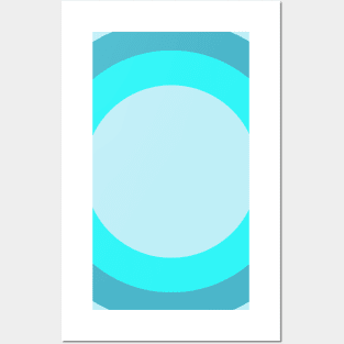 Blue Circles Posters and Art